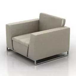 Neo Armchair Simple Style 3d model