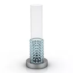 Pendant Lamp With Two Lantern Shade 3d model