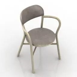 Folding Able Coffee Armchair 3d model