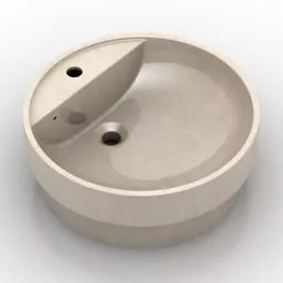 Plastic Brush Toilet 3d model
