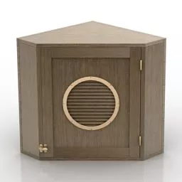 Low Locker Smooth Edge 3d model