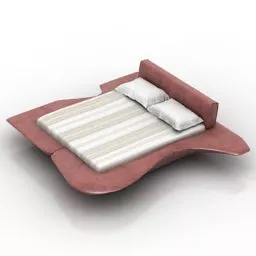 Stylist Bed 3d model