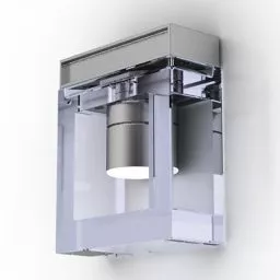 Sconce Lamp With Cylinder Shade 3d model