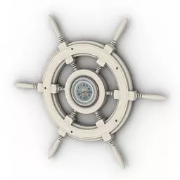 Clock Wheel Shape 3d model