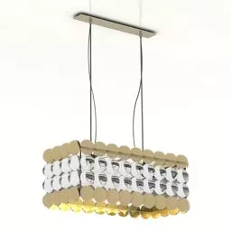 Sphere Pendant Lamp Swarovski 3d model