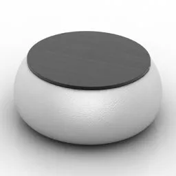 Round Seat Table 3d model