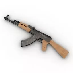 Russian Gun Ak47 3d model