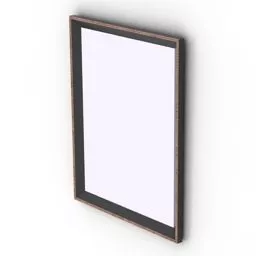Mirror Frame Rectangular Mirror 3d model