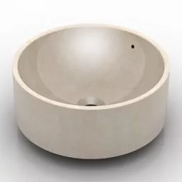 Modern Sink Fonte 3d model