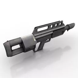 Machine Gun Jackhammer Mk3a1 3d model