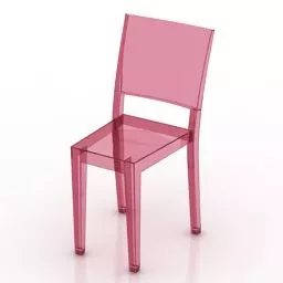 Plastic Chair Kartell, Modernism Chair 3d model