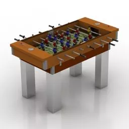 Modern Table Football 3d model