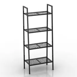 Metal Rack Ikea 3d model