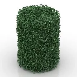Cylinder Hedges 3d model