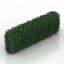 Horizontal Hedges 3d model
