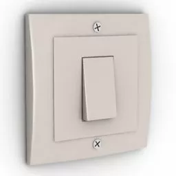 Beige Switch 3d model