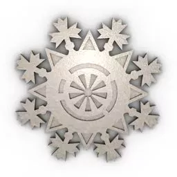 Decor Snowflake 3d model