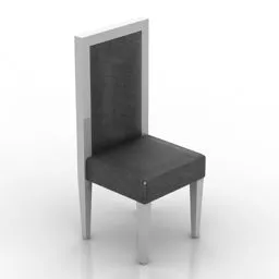 Classroom Wood Chair 3d model