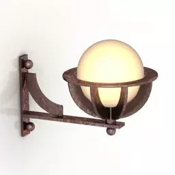 Sphere Stand Lamp 3d model