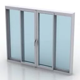 Slide Window System 3d model