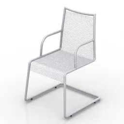 Office Chair Modern Metal Material 3d model