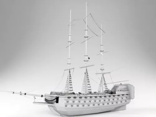 Battleship Tcg Heybeliada 3d model