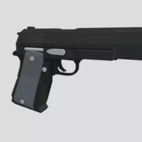 1911 Pistol Gun 3d model