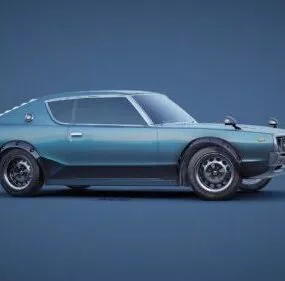 Datsun Gt Car 1972 3d model