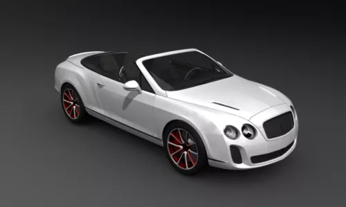 Bentley Coupe Car 1949 3d model