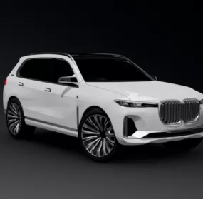 Bmw X7 Car 2020 3d model