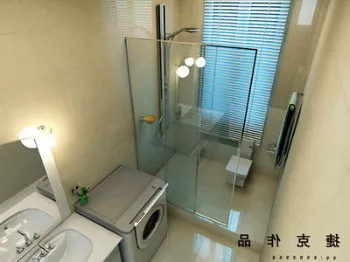 Modern Exquisite Bathroom Interior 3d model Modern Exquisite Bathroom Interior 3d model