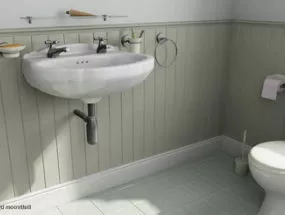 Indoor Space Toilet 3d model