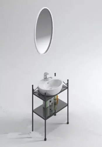 Mirror Camelia Art Frame 3d model
