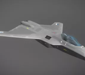 Aircraft Fighter 5th Class 3d model
