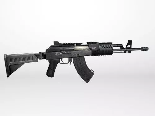 Gun Ak47 Type 2a 3d model