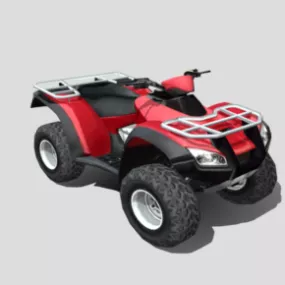 Atv Quad Motorcycle 3d model