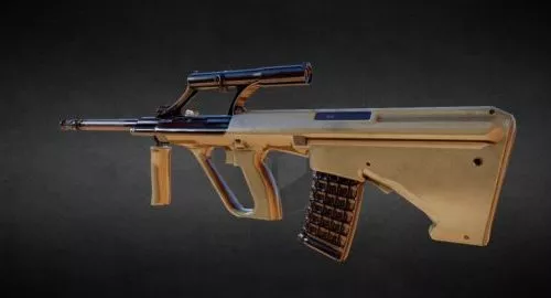 Air Rifle With Scope 3d model