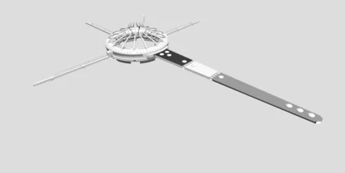 Futuristic Junk Spacecraft 3d model