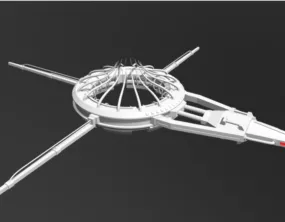 Abyssian Seeker Station 3d model