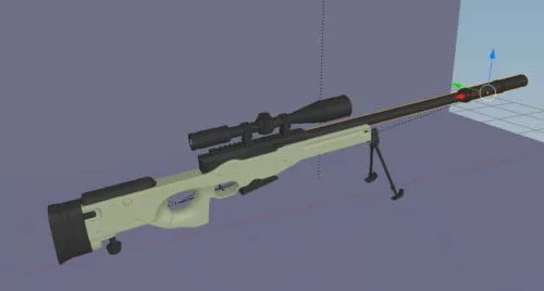 Ak47 With Bayonet 3d model