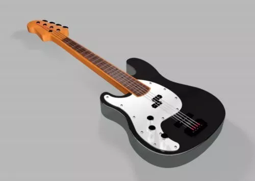 Symphony Electric Guitar 3d model