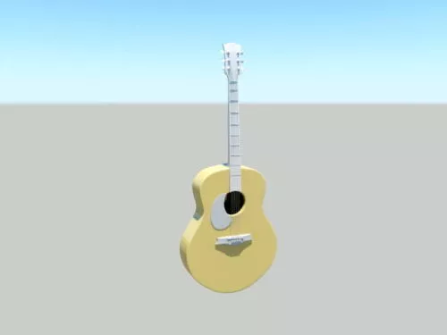 Symphony Electric Guitar 3d model