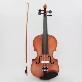 Acoustic Violin Music Instrument 3d model