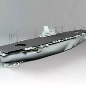 Western Aircraft Carrier 3d model