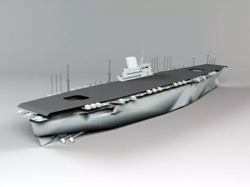 Western Aircraft Carrier 3d model Western Aircraft Carrier 3d model