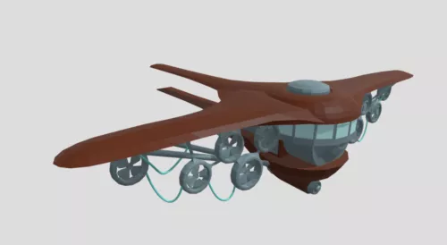 Nasa Airplane X37b 3d model