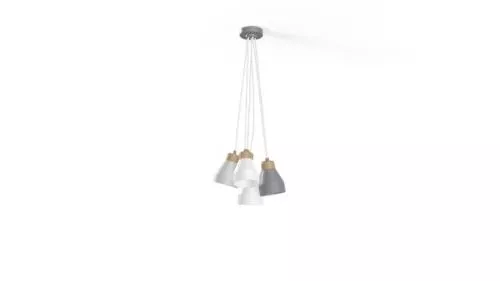 Cluster Pendant Lamp Modern 3d model Cluster Pendant Lamp Modern 3d model