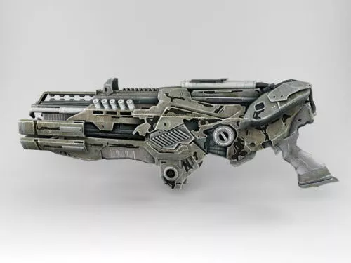 Aliens Railgun Sci-fi Weapon 3d model Aliens Railgun Sci-fi Weapon 3d model