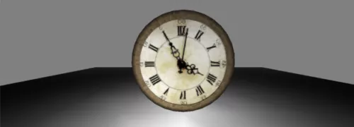 Wheels Clock 3d model