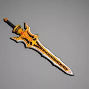 Magic Sword Gaming Design 3d model